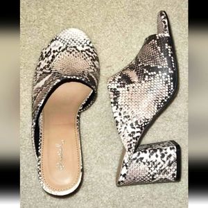 Snake Skin Heels